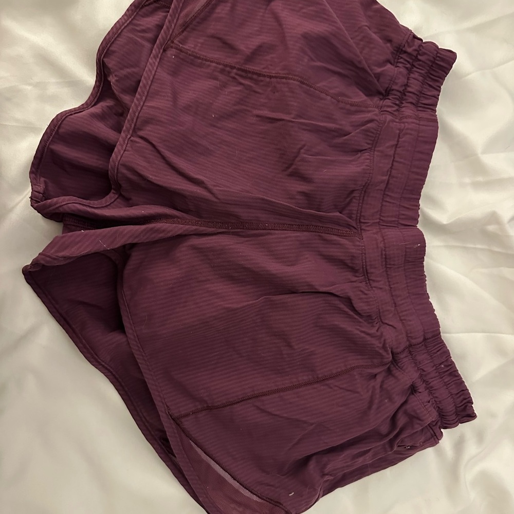 Lululemon Hotty Hot Purple Shorts